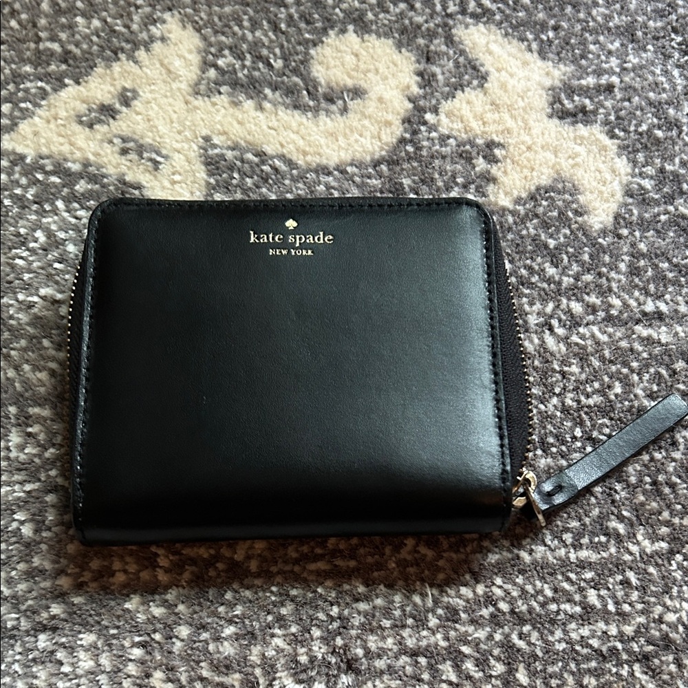 Kate Spade Black Zip Wallet